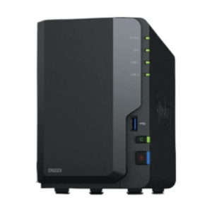 SYNOLOGY DS224+ 2GB NAS 8TB (2X 4TB) WD Red+, assemblato e testato con SE DSM installato