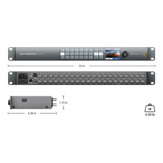 Blackmagic Smart Videohub 20x20 Store CYN