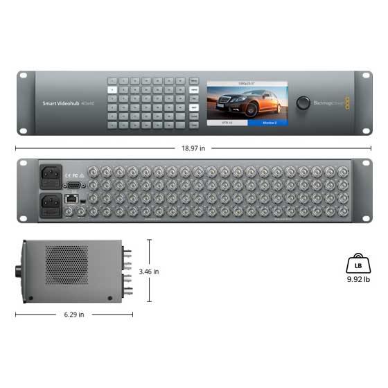 blackmagic smart videohub 40x40