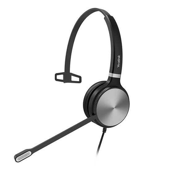 Yealink YHS36 Mono Wired Headset – Over-the-Head, Noise-Canceling Mic, RJ9 Connector, For Yealink Desk Phones